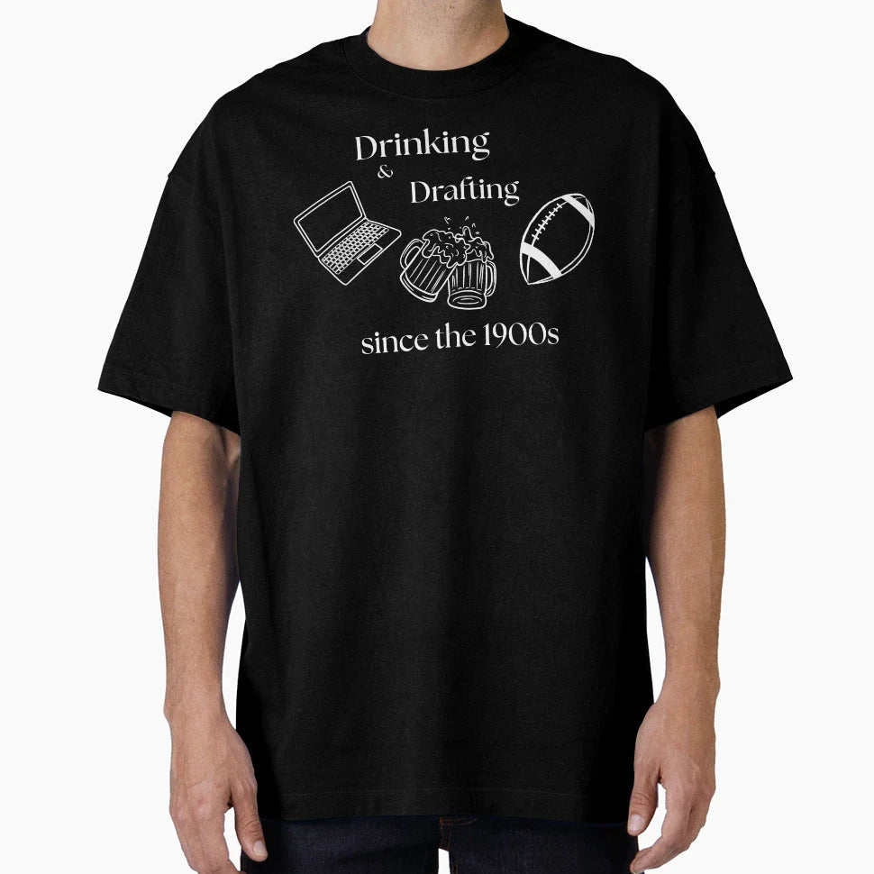 Drinking And Drafting Since 1900S T-Shirt - Minimalist Print Unisex
