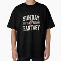 Sunday Is Fantasy Football Gift T-Shirt - Graphic Print Unisex