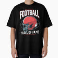 American Football Game Hall Fame Red T-Shirt - Fun Novelty Design Unisex