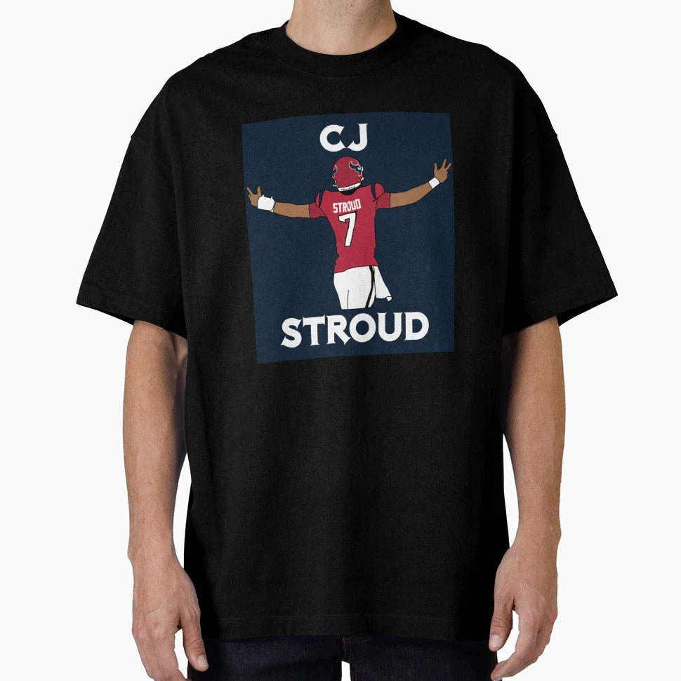 Cj Stroud Embracing Fans T-Shirt - Casual Everyday Wear for Adults