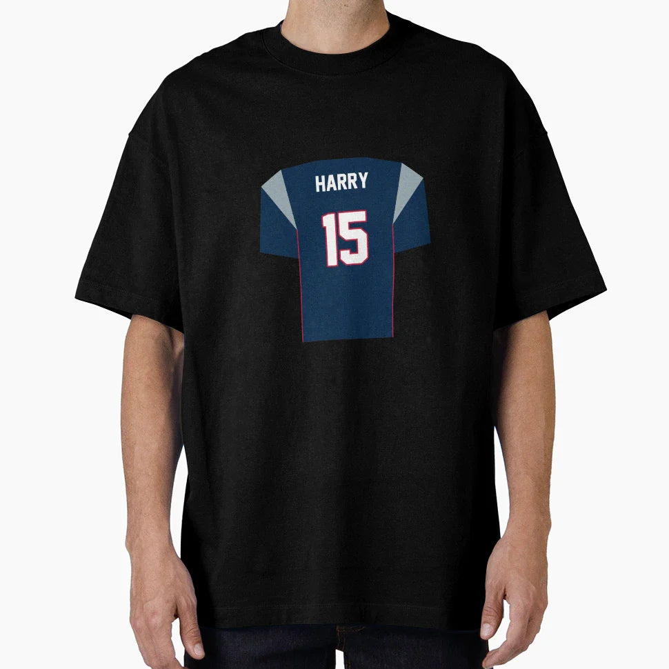 Nkeal Harry Patriots Jersey T-Shirt - Minimalist Print Unisex