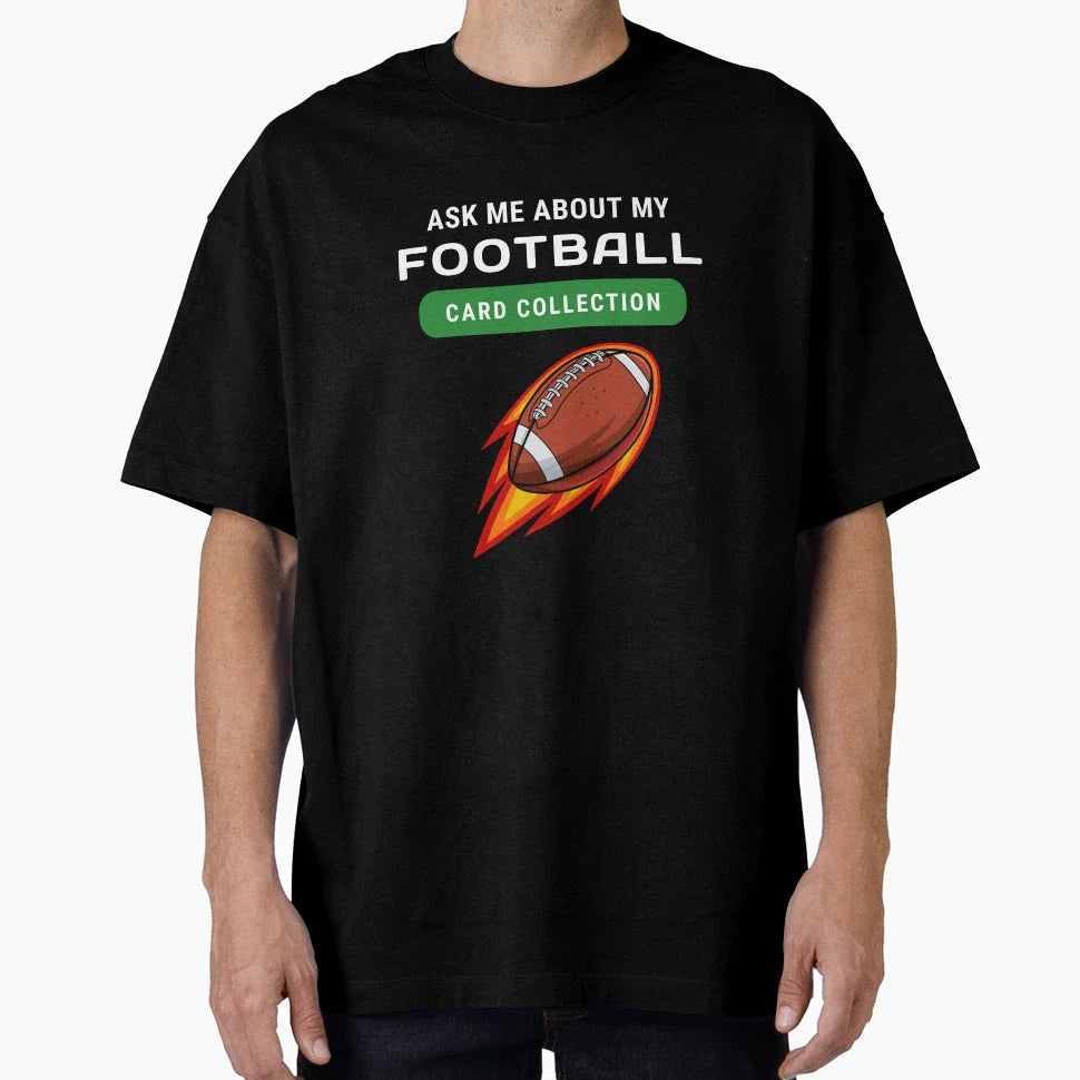 Football Card Collector T-Shirt - Aesthetic Graphic Men Women