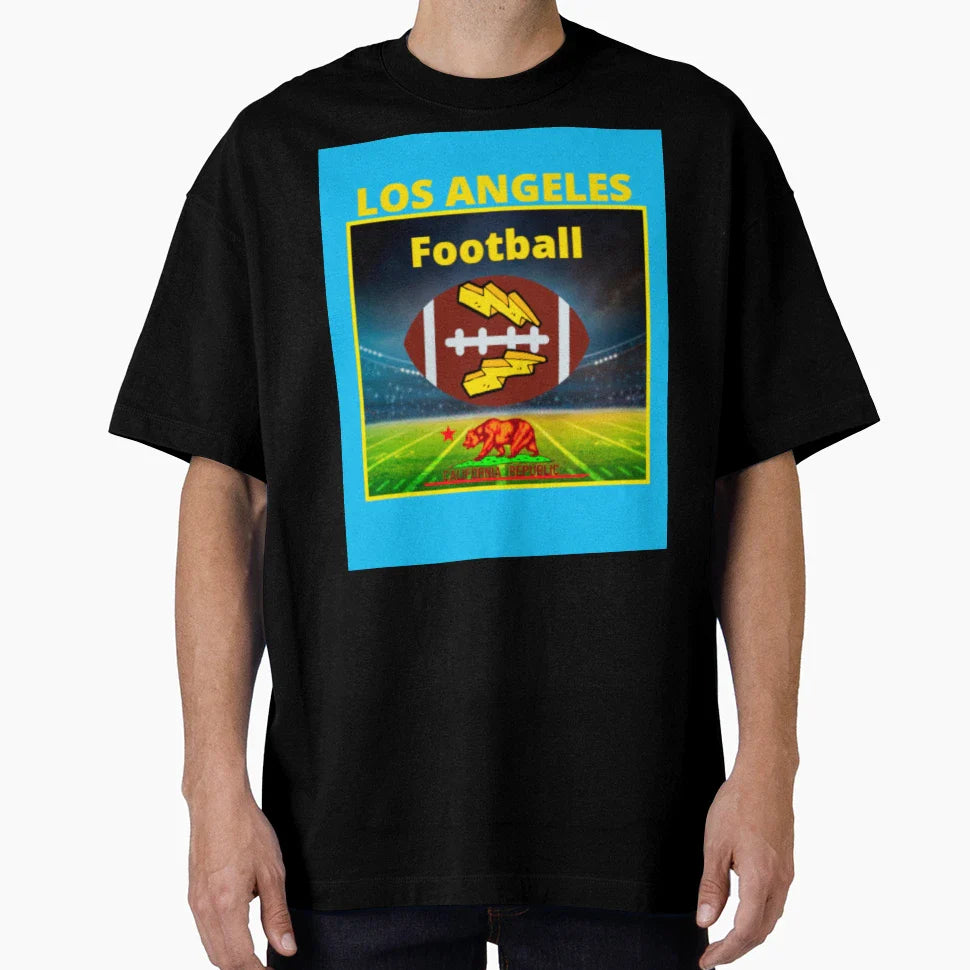 Los Angeles Football T-Shirt - Graphic Print Men Women