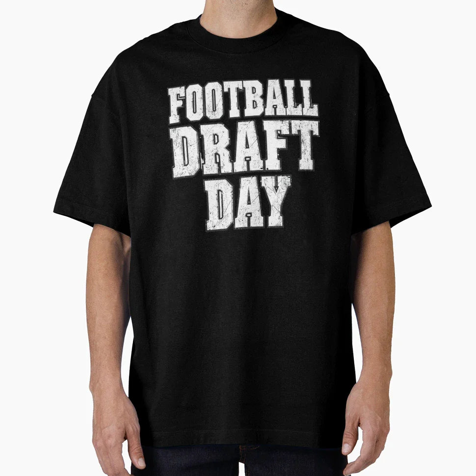 Football Draft Day T-Shirt - Unique Graphic for Adults