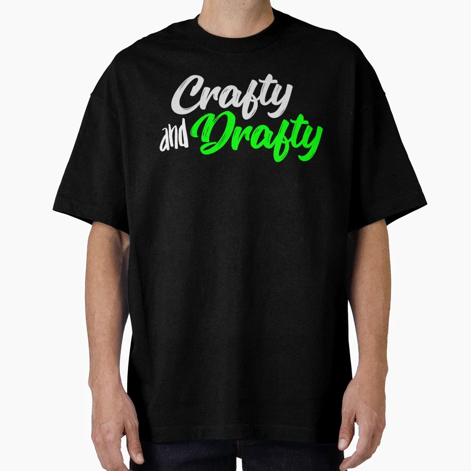 Crafty And Drafty T-Shirt - Minimalist Print Unisex