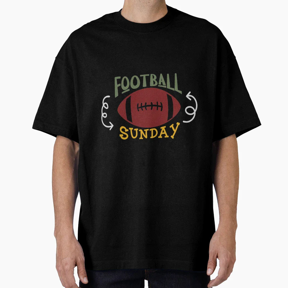 Football Sunday T-Shirt - Custom Art Print for Adults