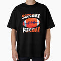 Sunday Funday Football Sport T-Shirt - Aesthetic Graphic for Adults