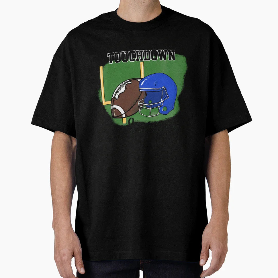 Football Touchdown Season Gift Football T-Shirt - Custom Art Print Unisex