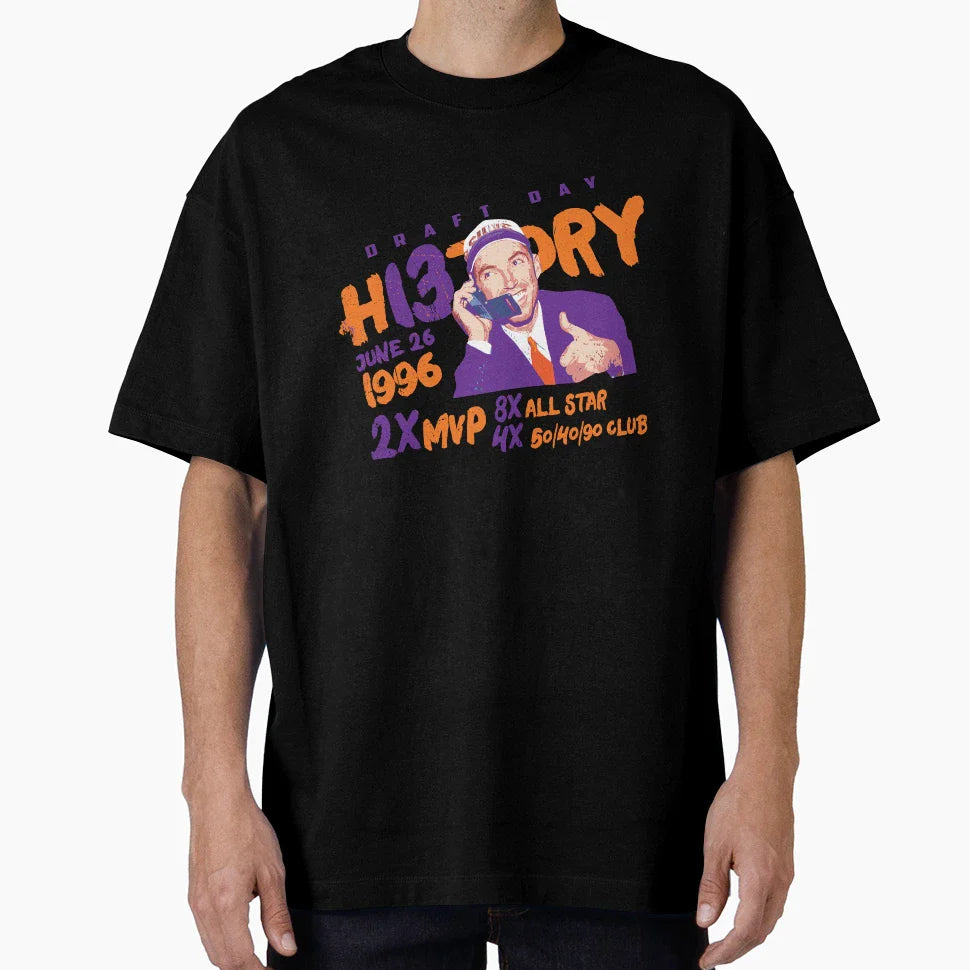 Steve Nash Draft T-Shirt - Streetwear Style Unisex
