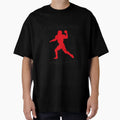 Quarterback Security Red T-Shirt - Novelty Apparel for Adults
