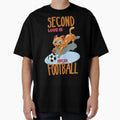 Second Love Is Footbal T-Shirt - Custom Art Print Men Women