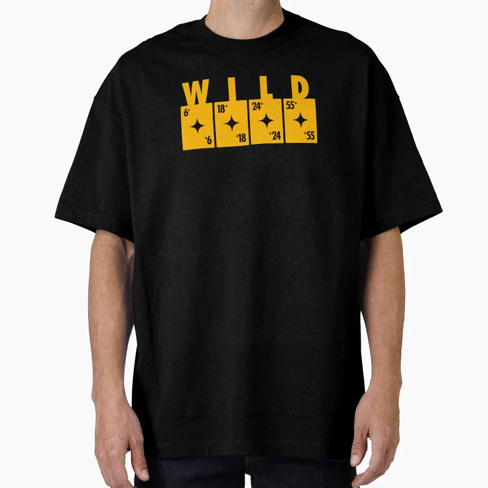 Steel Wild Cards Original T-Shirt - Minimalist Print for Adults