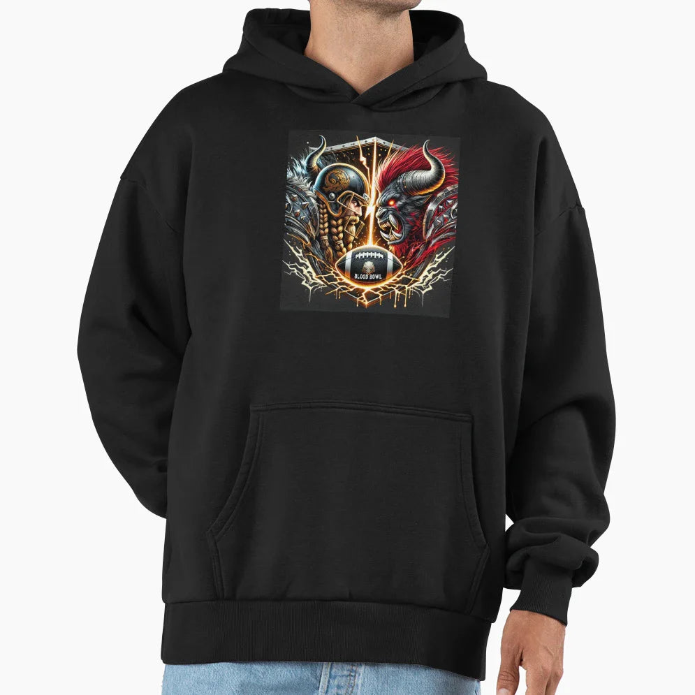 Dwarf And Minotaur Bb Hoodie - Minimalist Print Unisex