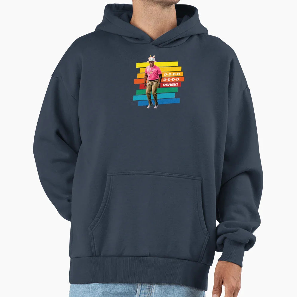 D D D D D D D D Derek Captain Holt Hoodie - Graphic Print Men Women