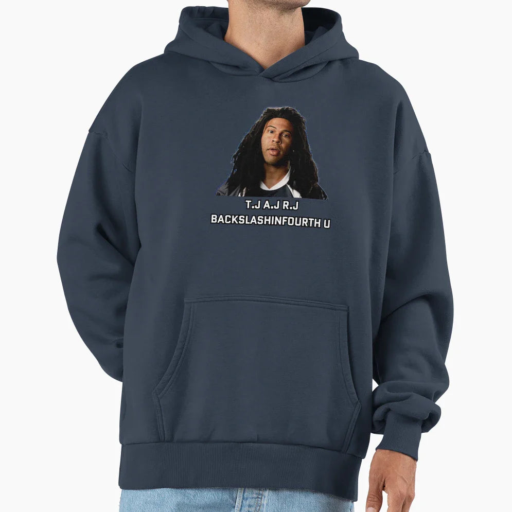 T J J R J Backslashinfourth U Hoodie - Aesthetic Graphic Men Women
