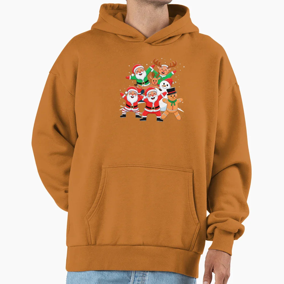 Santa Claus Bowl Hoodie - Fun Novelty Design Men Women