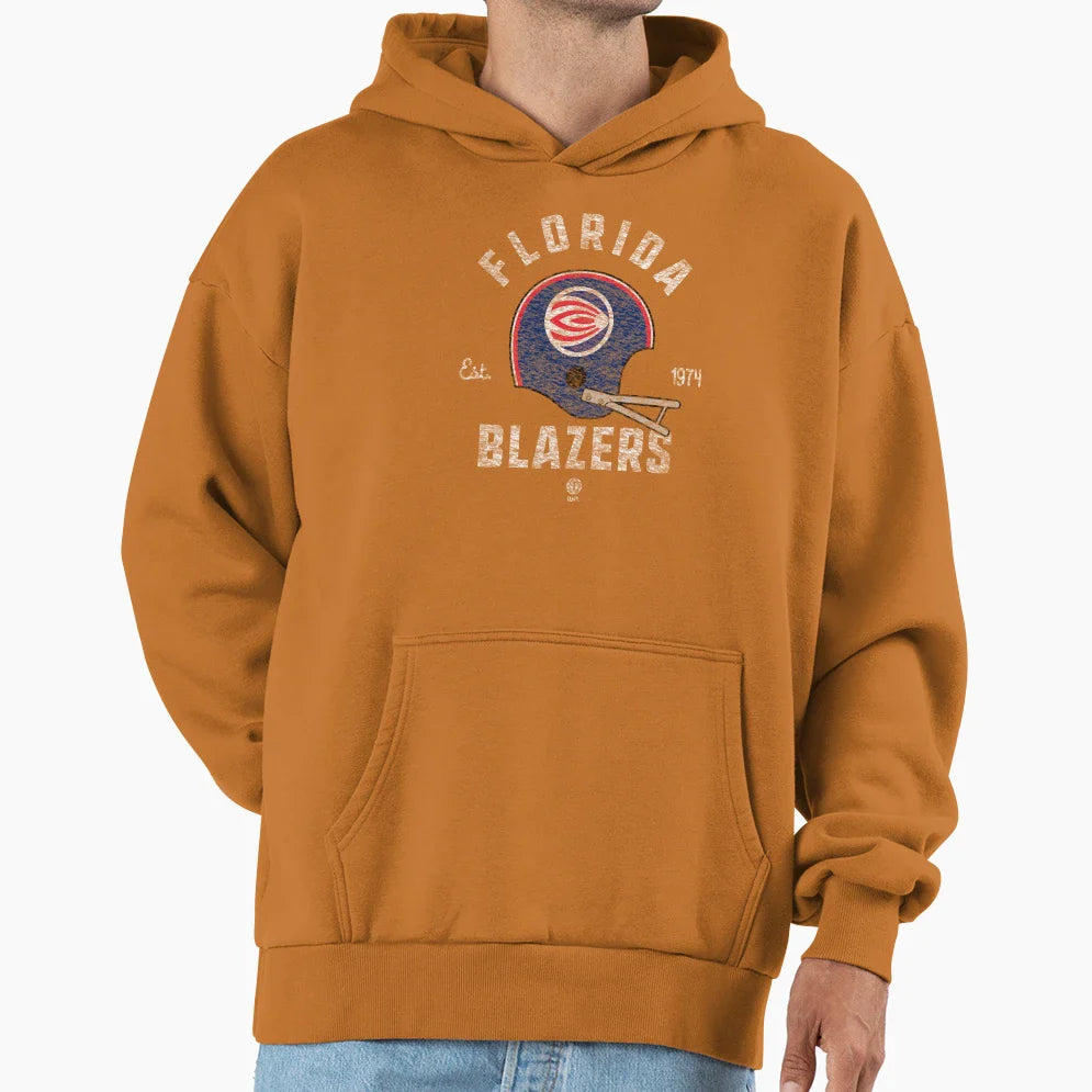 Defunct Series Florida Blazers Hoodie - Fun Novelty Design Men Women