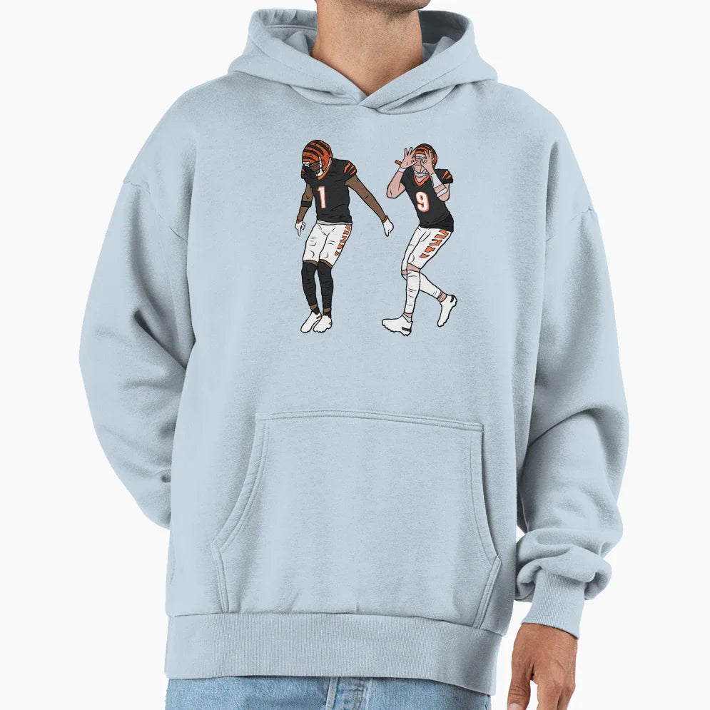 Jamarr Chase And JB Griddy Hoodie - Casual Everyday Wear Men Women