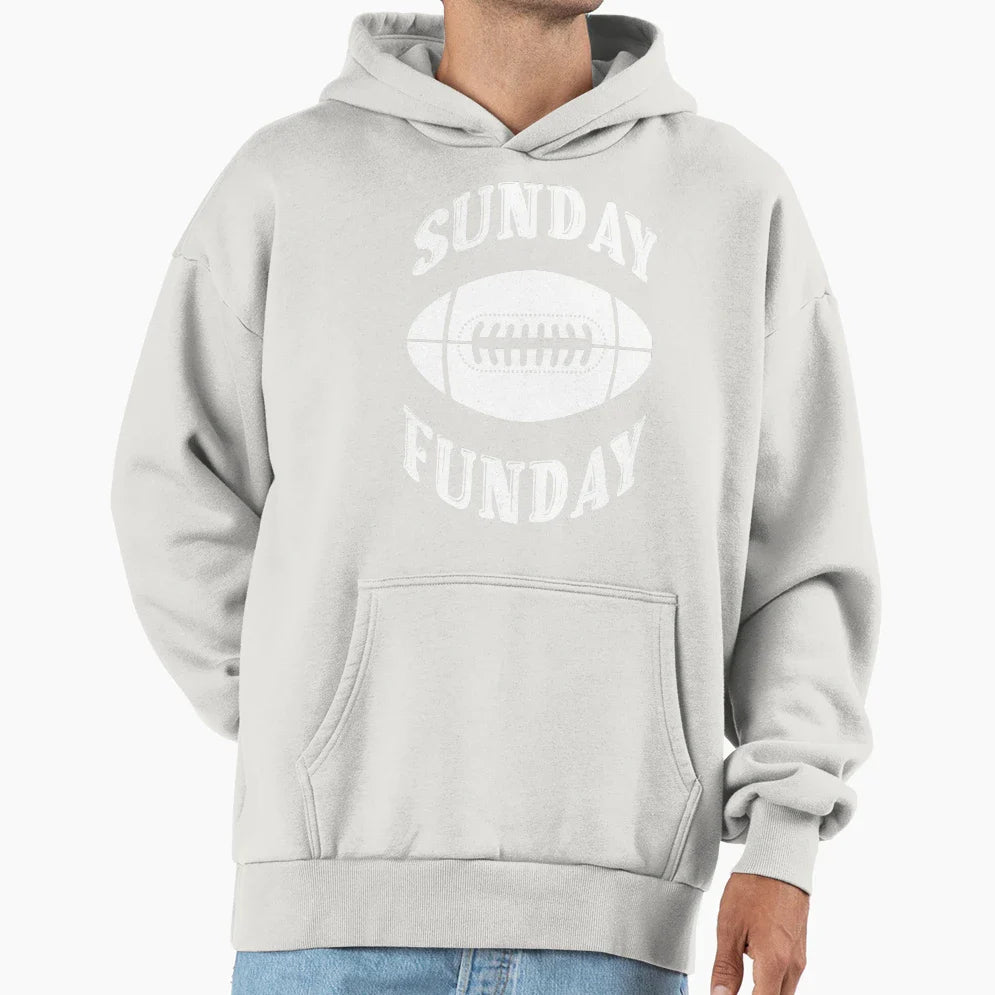 Sunday Funday Hoodie - Trendy Graphic for Adults