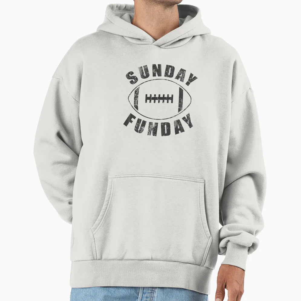 Sunday Funday Football Hoodie - Custom Art Print for Adults