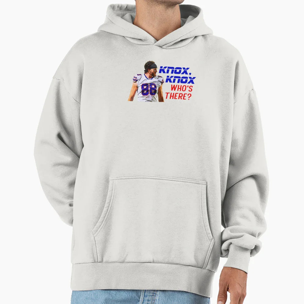 Knox Knox Whos There Hoodie - Fun Novelty Design Men Women