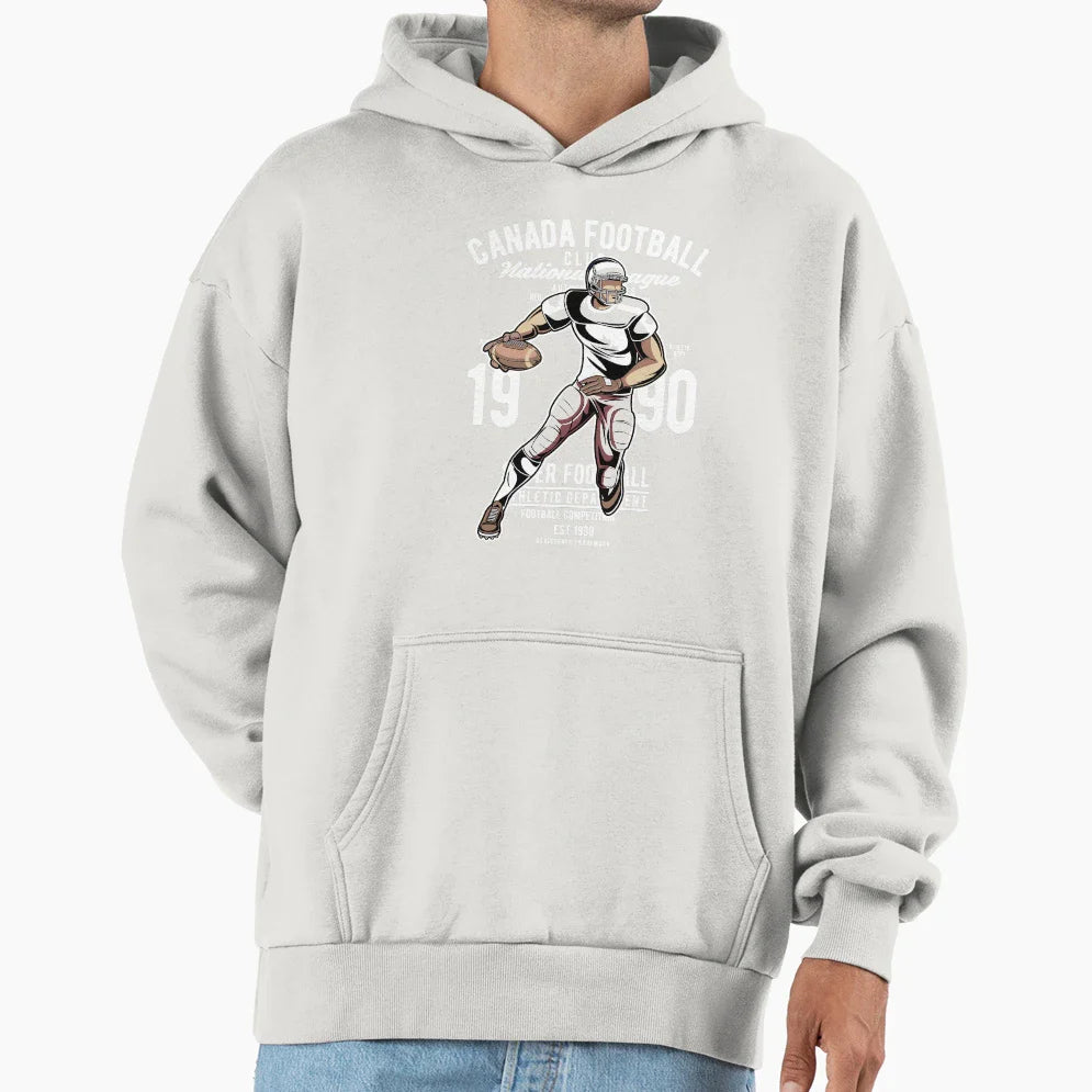 Canada Football Hoodie - Novelty Apparel for Adults