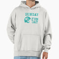 Sunday Funday Football Helmet Hoodie - Graphic Print Men Women