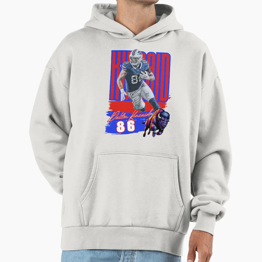 Dalton Kincaid Buffalo Bills Football Fan Hoodie - Custom Art Print Unisex