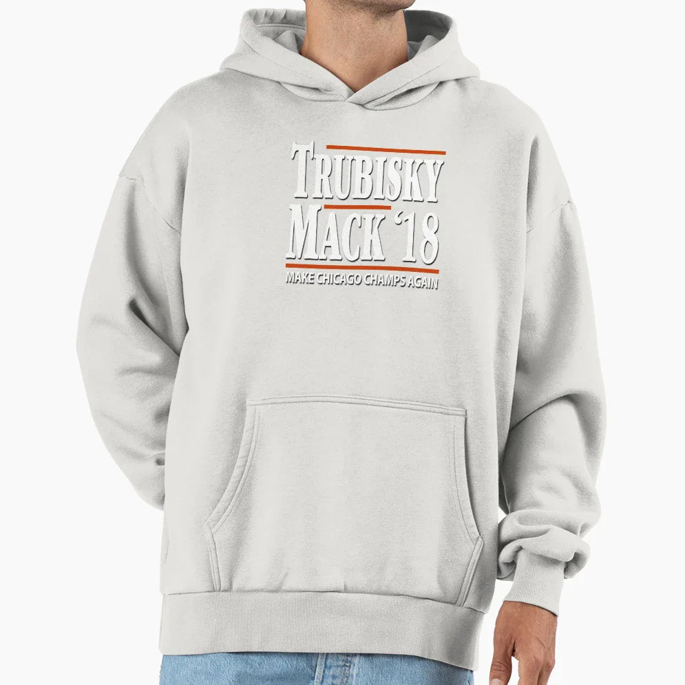 Khalil Mack Mitchell Trubisky Chicago T-Shirt - Minimalist Print Unisex