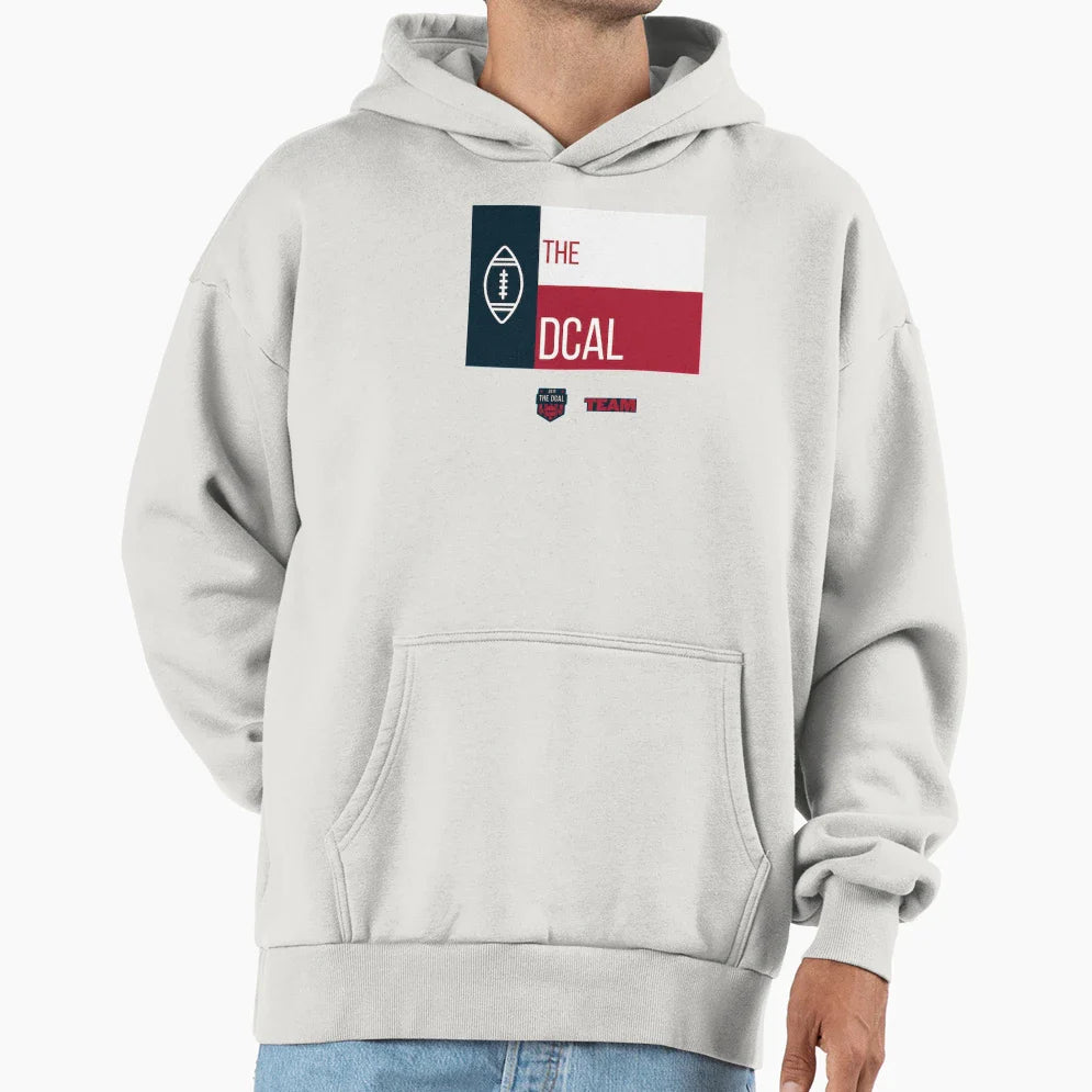 Team Dcal Flag Hoodie - Trendy Graphic Unisex
