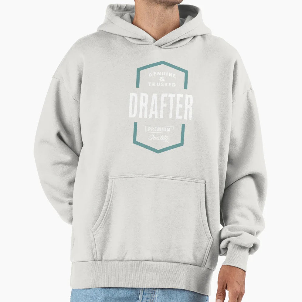 Drafter Genuine And Trusted Hoodie - Custom Art Print Unisex