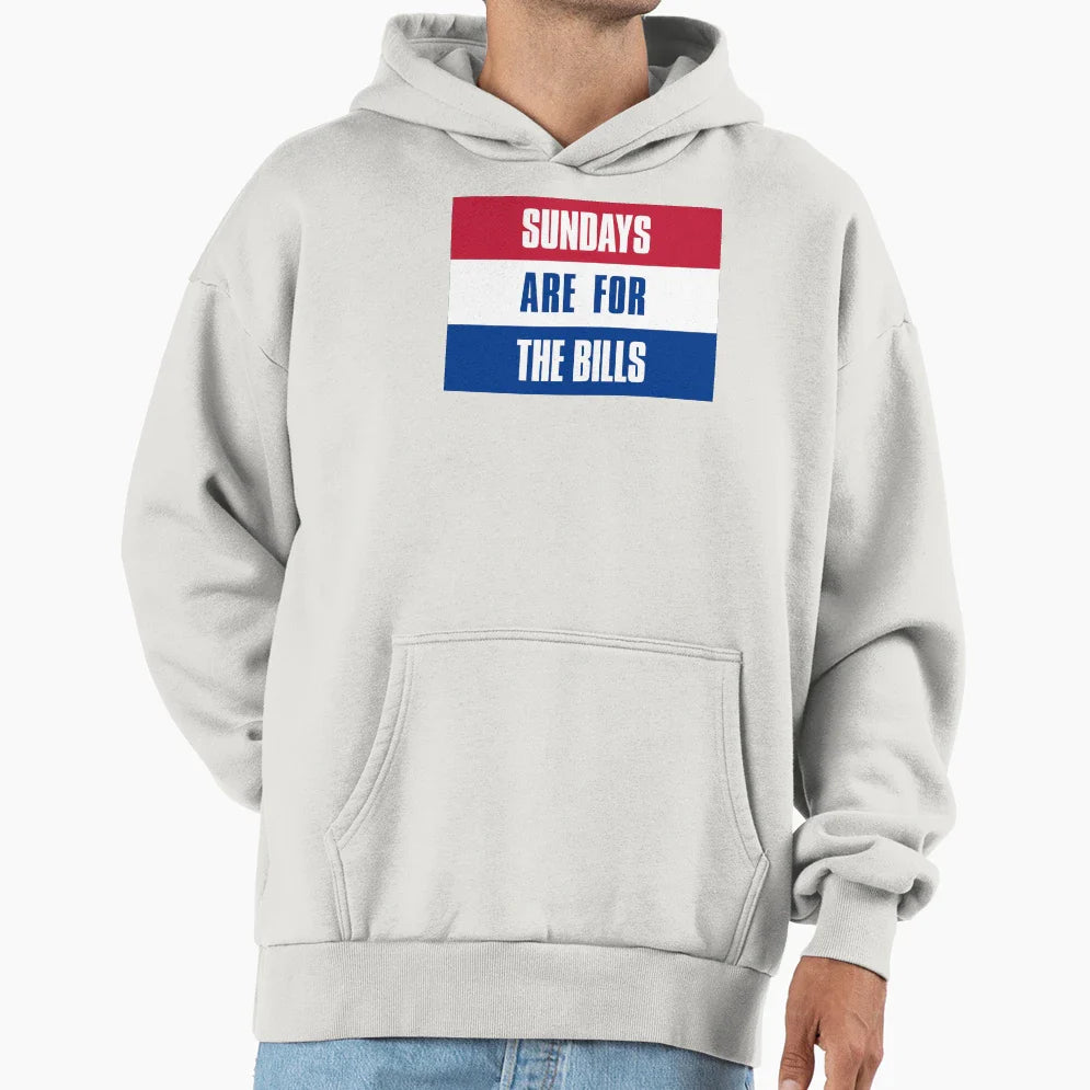 Sundays Are Bills Buffalo Football Hoodie - Novelty Apparel for Adults