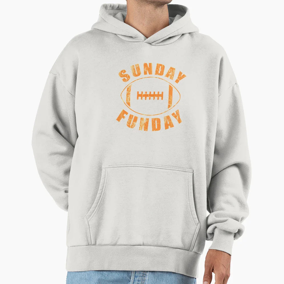 Sunday Funday Football Hoodie - Unique Graphic Men Women