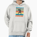 Sunday Funday Football Fans Football Hoodie - Minimalist Print for Adults