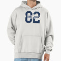 I Love Good Tight End Front Blue Hoodie - Aesthetic Graphic Men Women