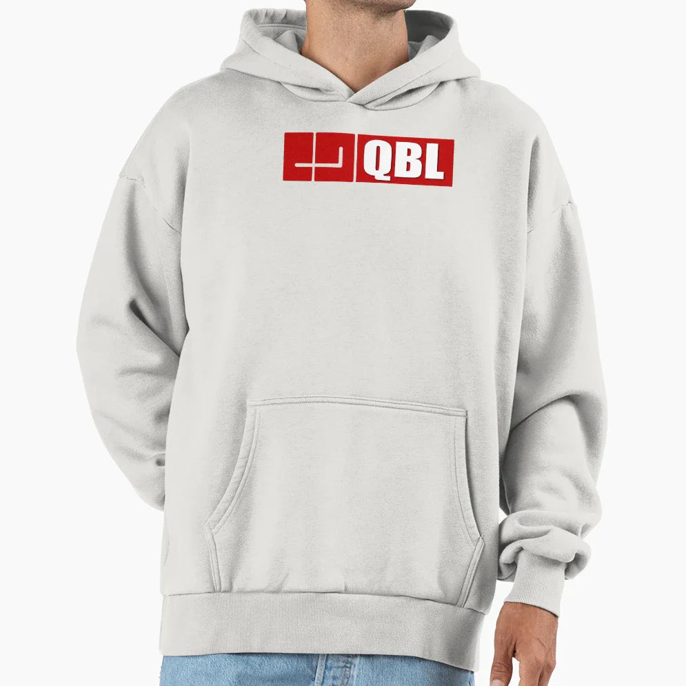 Qbl Media Hoodie - Fun Novelty Design Unisex