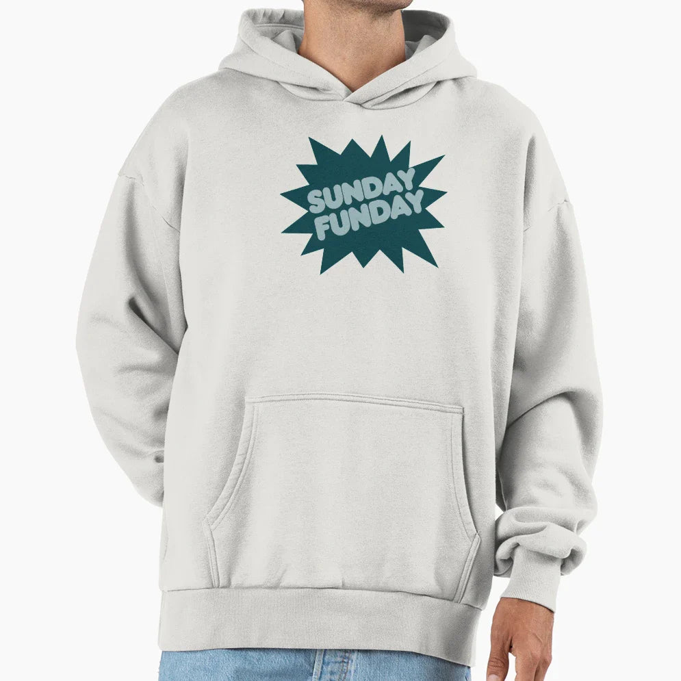 Sunday Funday Hoodie - Trendy Graphic Men Women