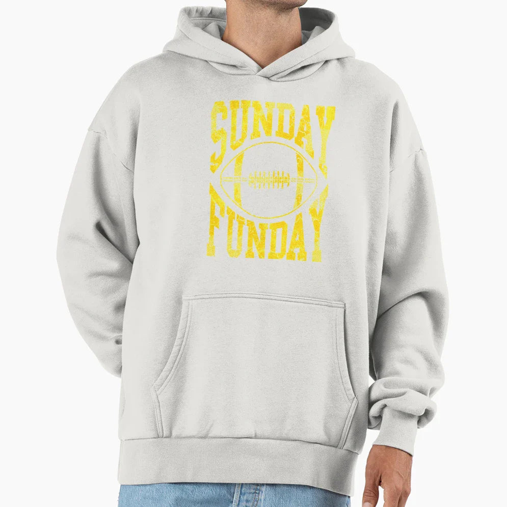 Sunday Funday Football Hoodie - Custom Art Print Men Women