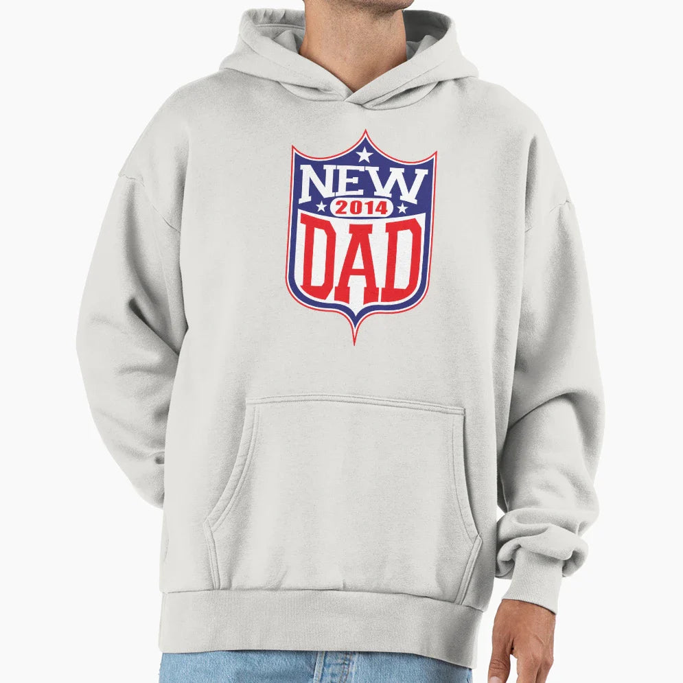 New Dad Football 2014 Hoodie - Graphic Print Unisex