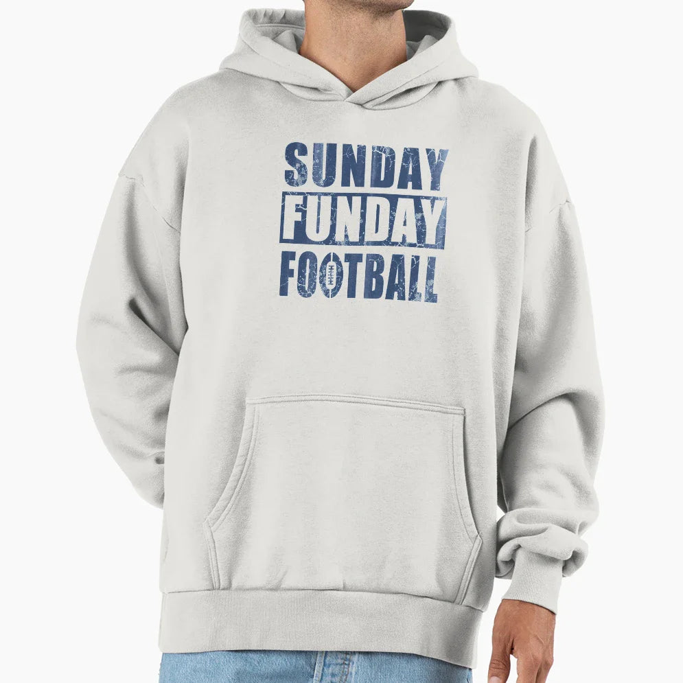 Sunday Funday Football Hoodie - Casual Everyday Wear Men Women