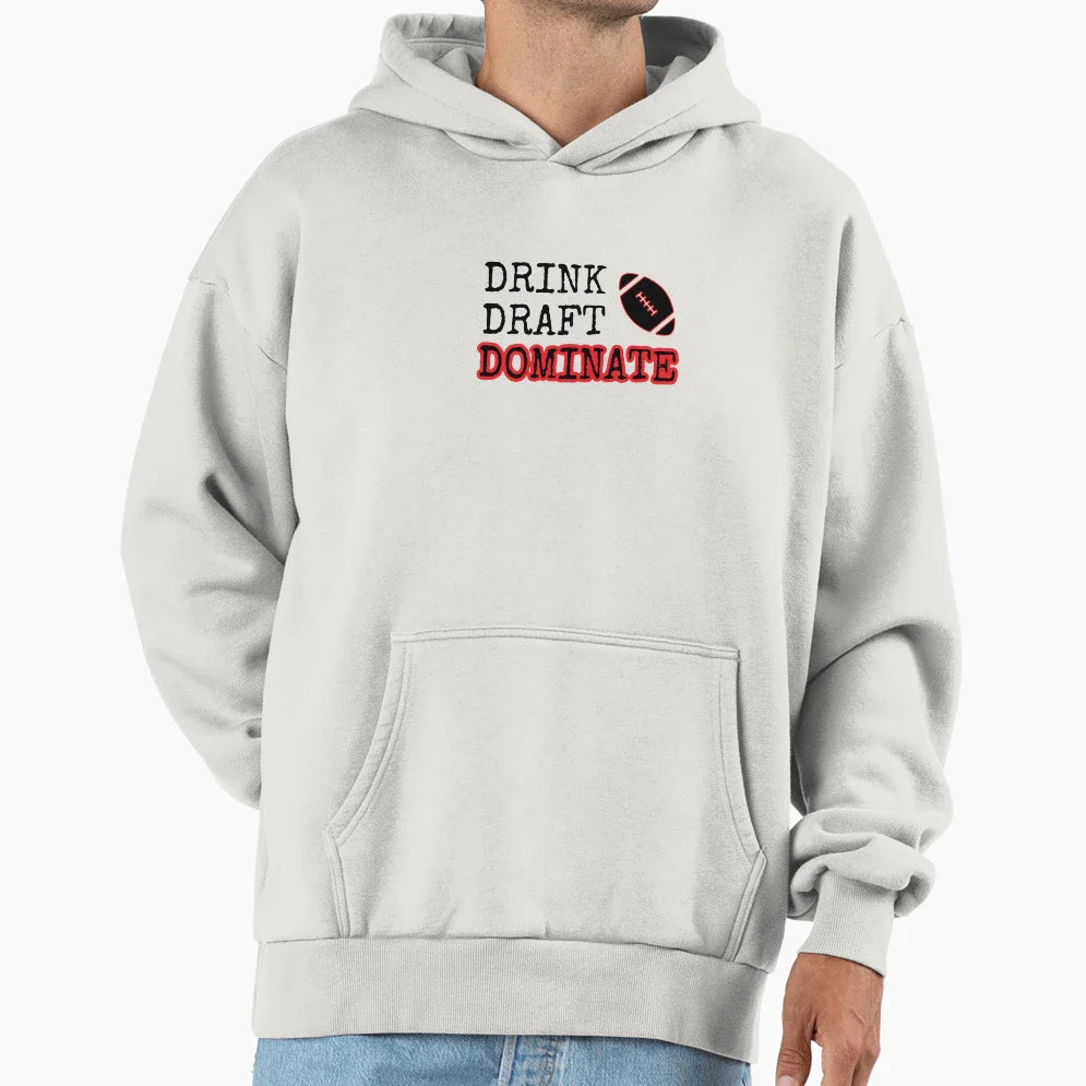 Drink Draft Dominate Hoodie - Graphic Print Men Women
