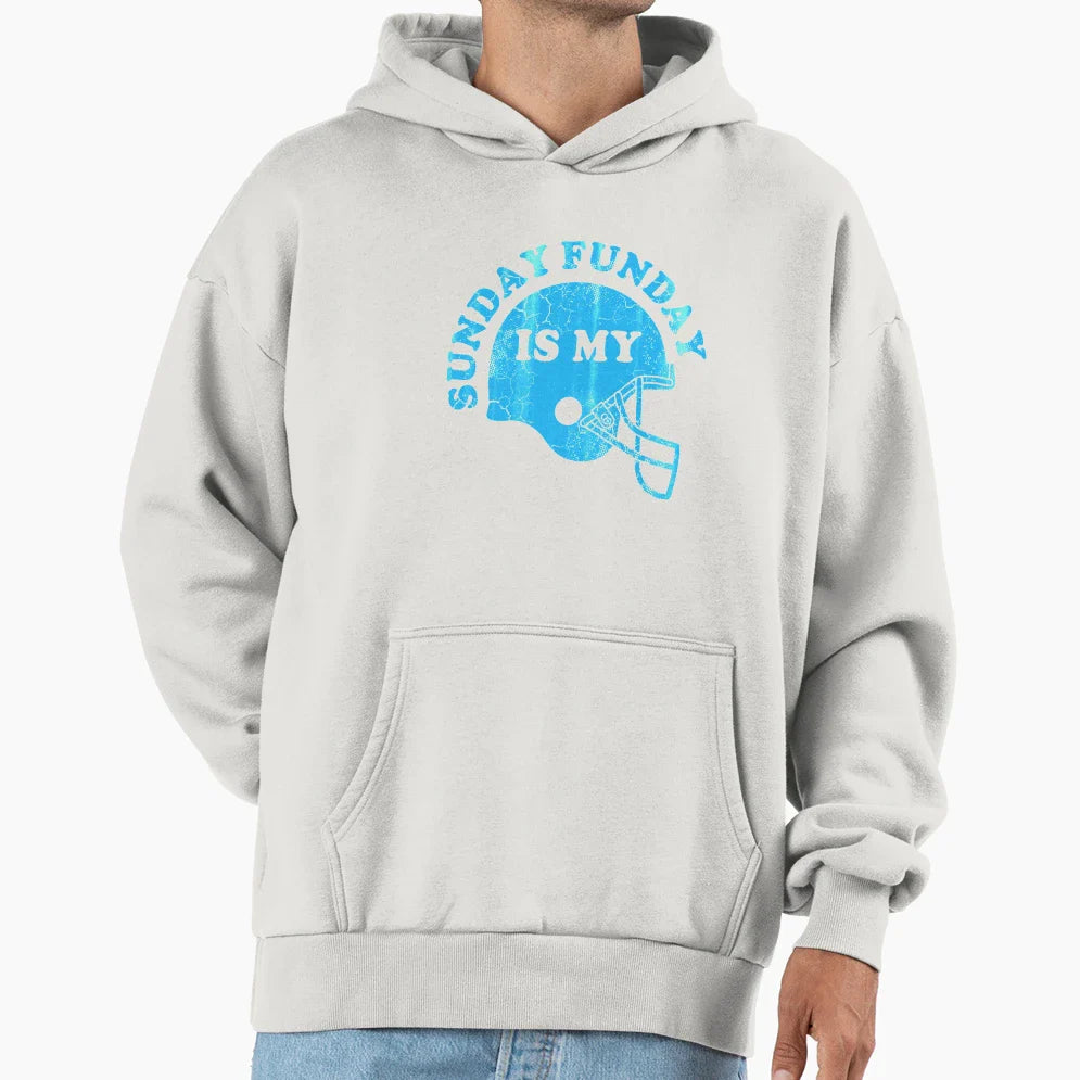 Sunday Is My Funday Hoodie - Aesthetic Graphic for Adults
