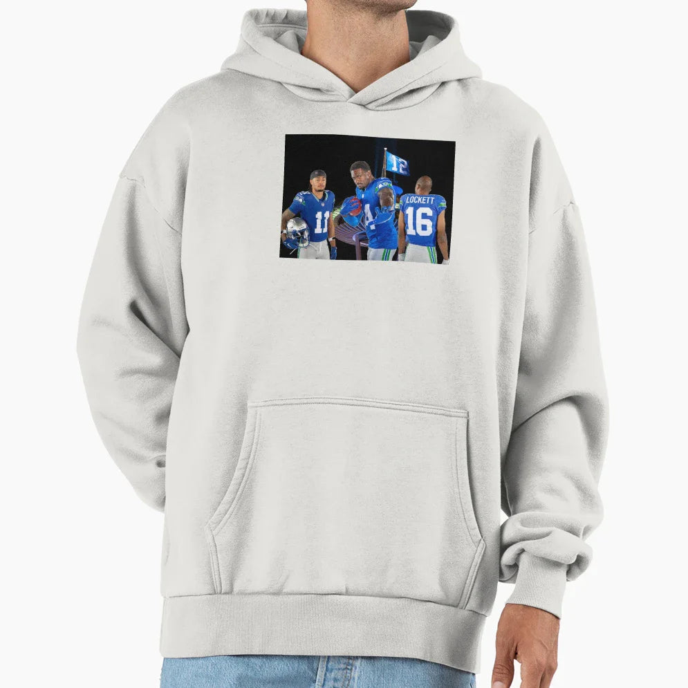 Hawks Throwbacks Hoodie - Custom Art Print for Adults