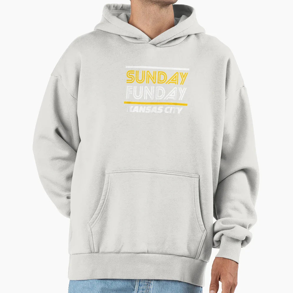 Sunday Funday City Hoodie - Custom Art Print for Adults