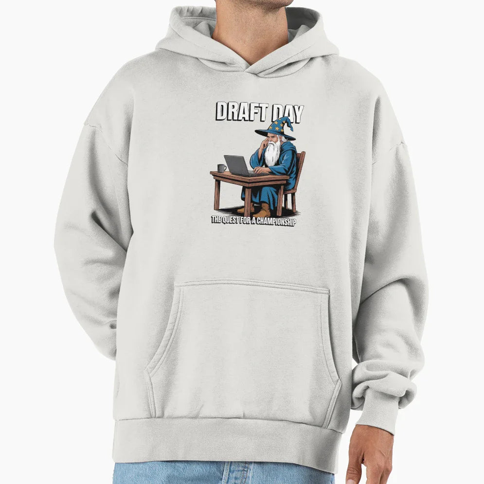 Fantasy Football Draft Hoodie - Trendy Graphic Men Women
