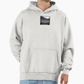 Texas Stadium Silver Hoodie - Minimalist Print for Adults