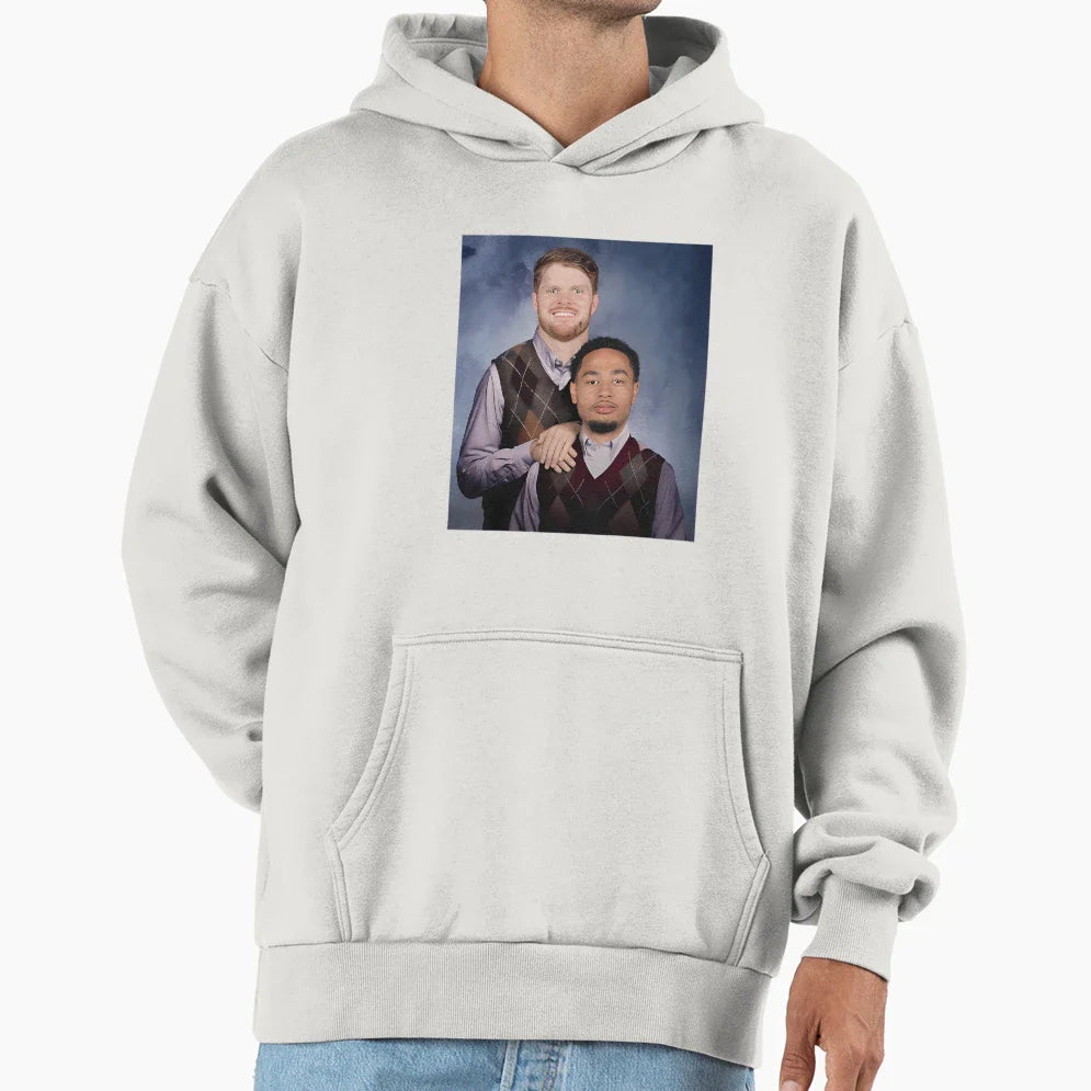Sam Darnold Jaxon Smith Njigba Hoodie - Custom Art Print for Adults