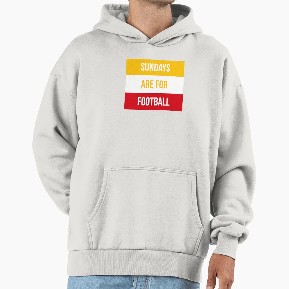 Sundays Are Football Hoodie - Minimalist Print Unisex