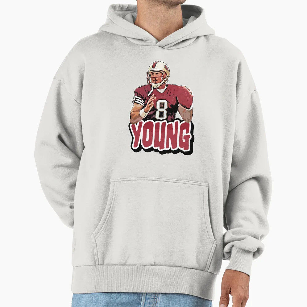 Young Hoodie - Minimalist Print Unisex