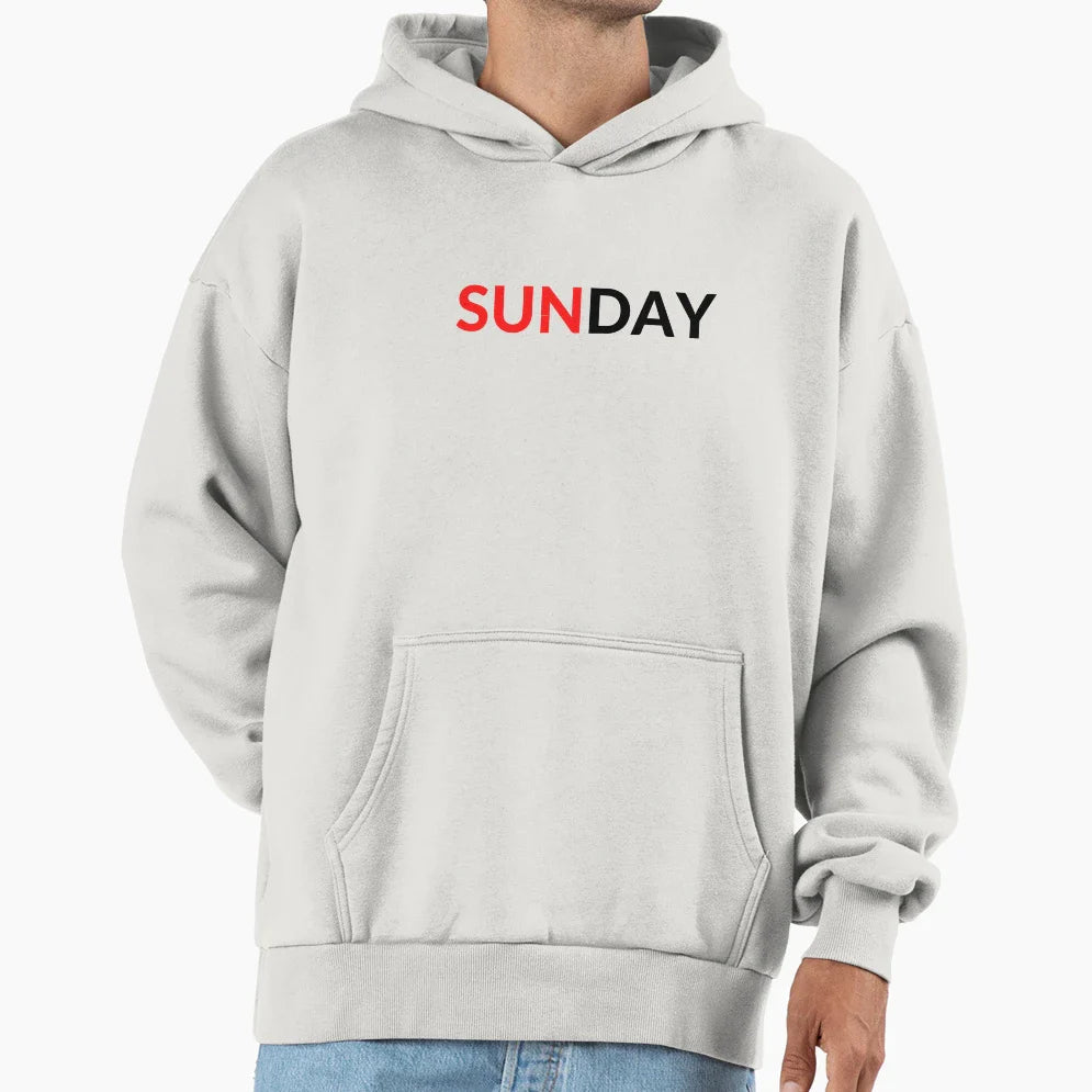 Sunday Hoodie - Graphic Print Men Women